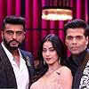 Karan Johar, Arjun Kapoor, and Janhvi Kapoor in Koffee with Karan (2004)