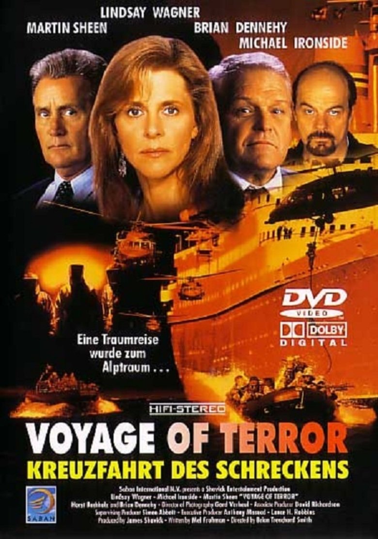 Michael Ironside, Martin Sheen, Brian Dennehy, and Lindsay Wagner in Voyage of Terror (1998)