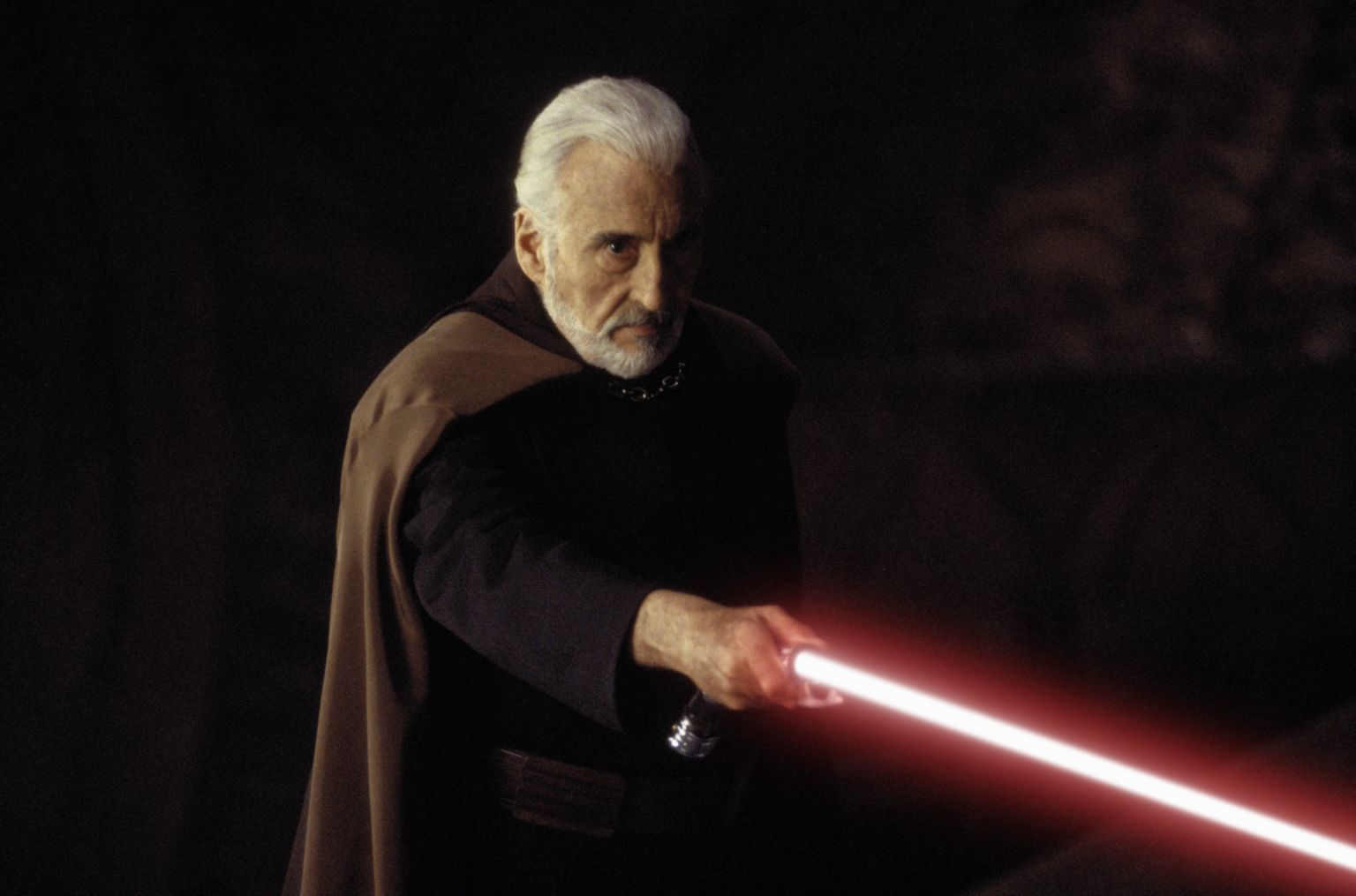 Christopher Lee in Star Wars: Episode II - Attack of the Clones (2002)