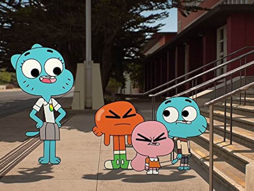 Teresa Gallagher, Jacob Hopkins, Terrell Ransom Jr., and Kyla Rae Kowalewski in The Amazing World of Gumball (2011)