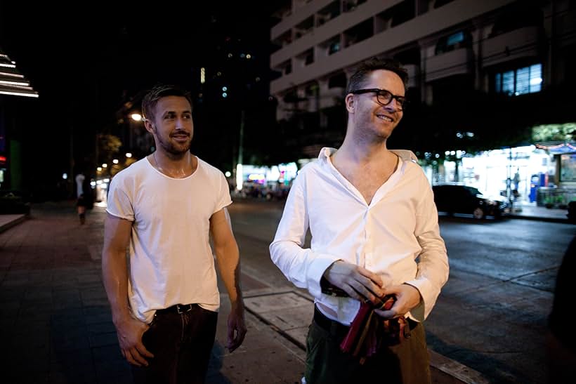 Ryan Gosling and Nicolas Winding Refn in Only God Forgives (2013)