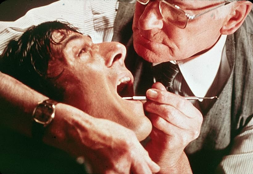 Laurence Olivier and Dustin Hoffman in Marathon Man (1976)