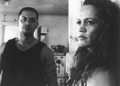 Temuera Morrison and Rena Owen in Once Were Warriors (1994)