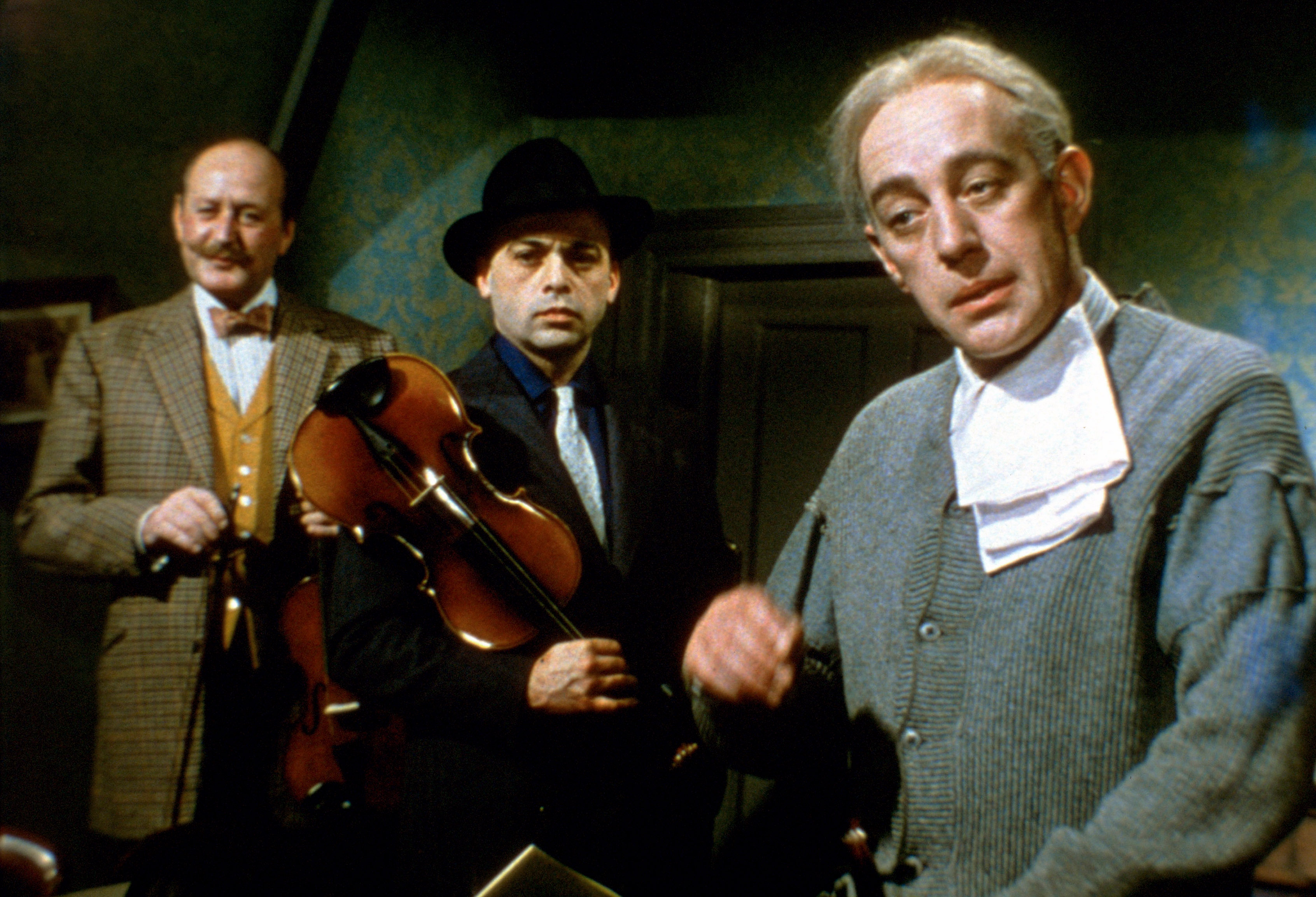 Alec Guinness, Herbert Lom, and Cecil Parker in The Ladykillers (1955)