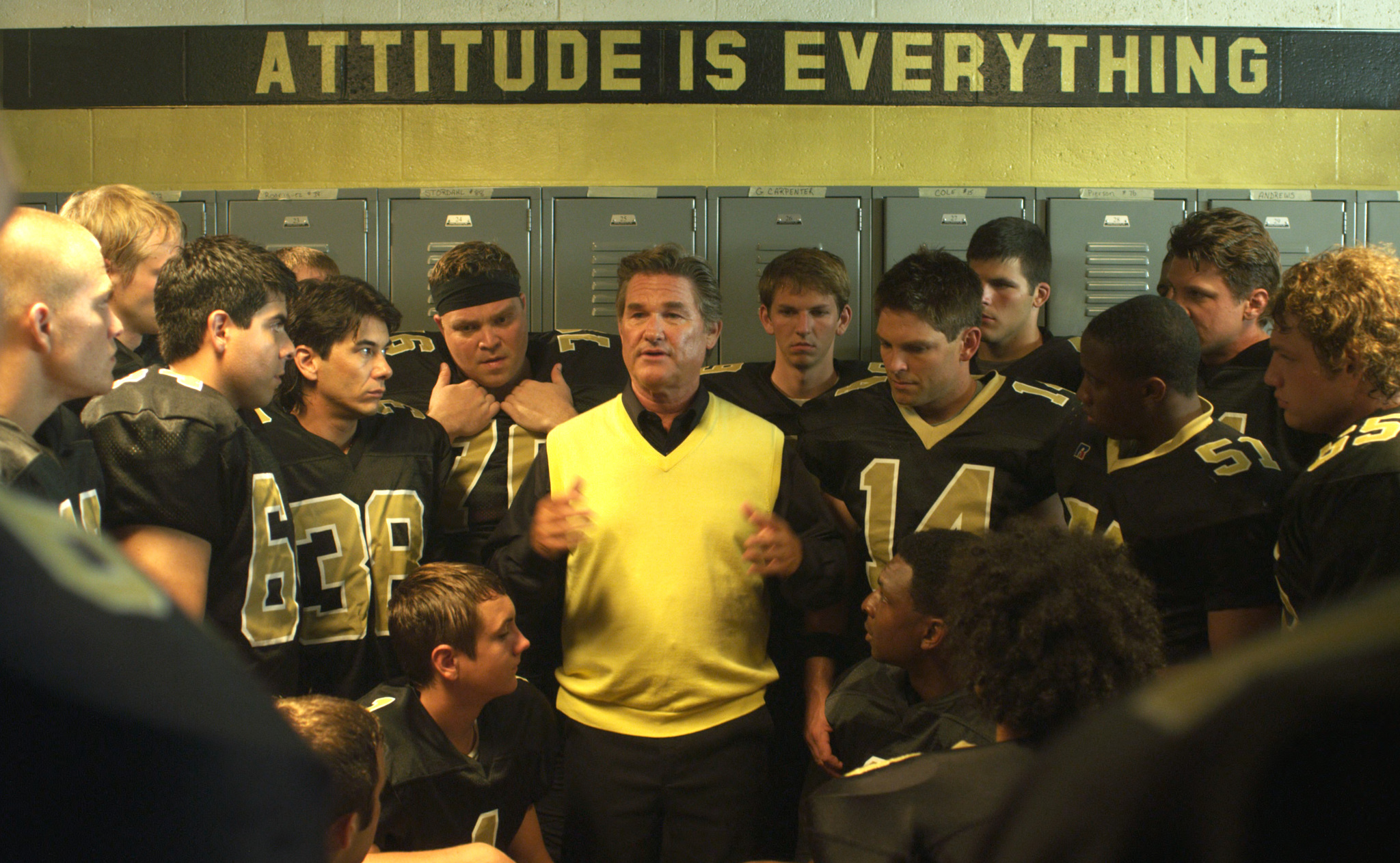 Kurt Russell, James Duval, Drew Powell, Brian Presley, and David Scott Diaz in Touchback (2011)