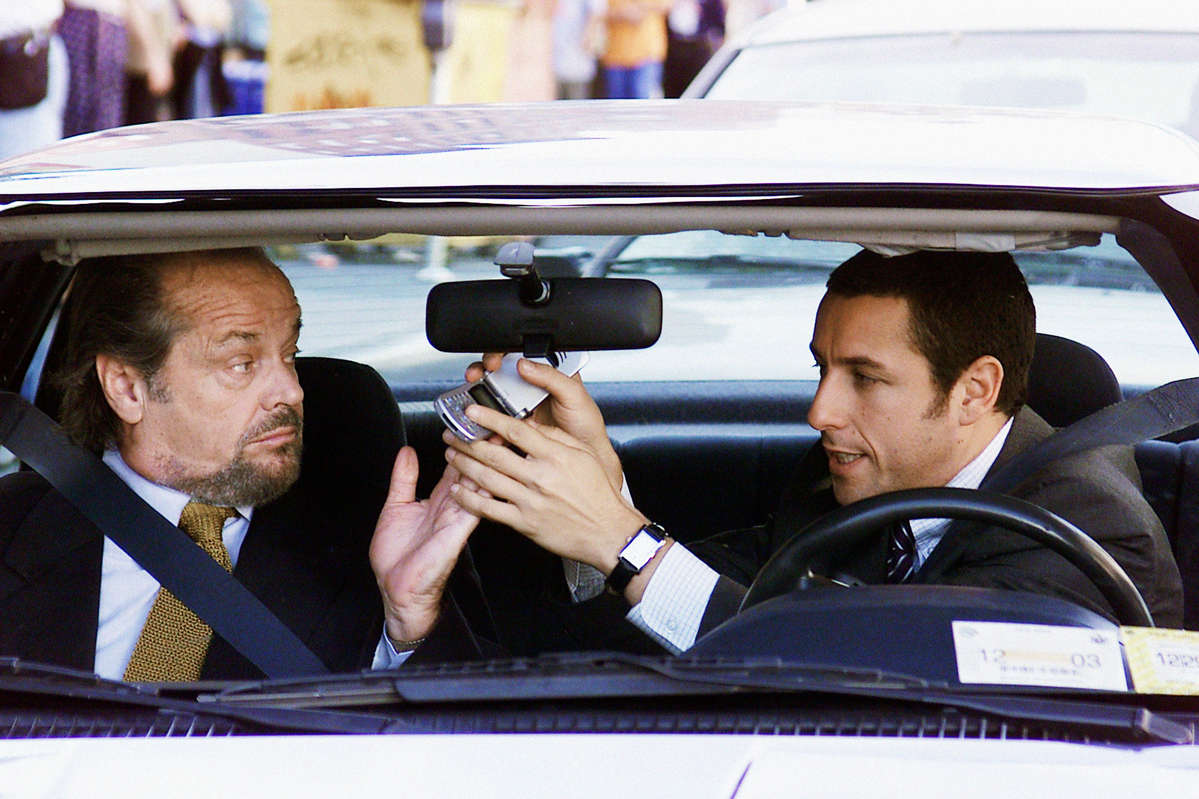 Jack Nicholson and Adam Sandler in Anger Management (2003)