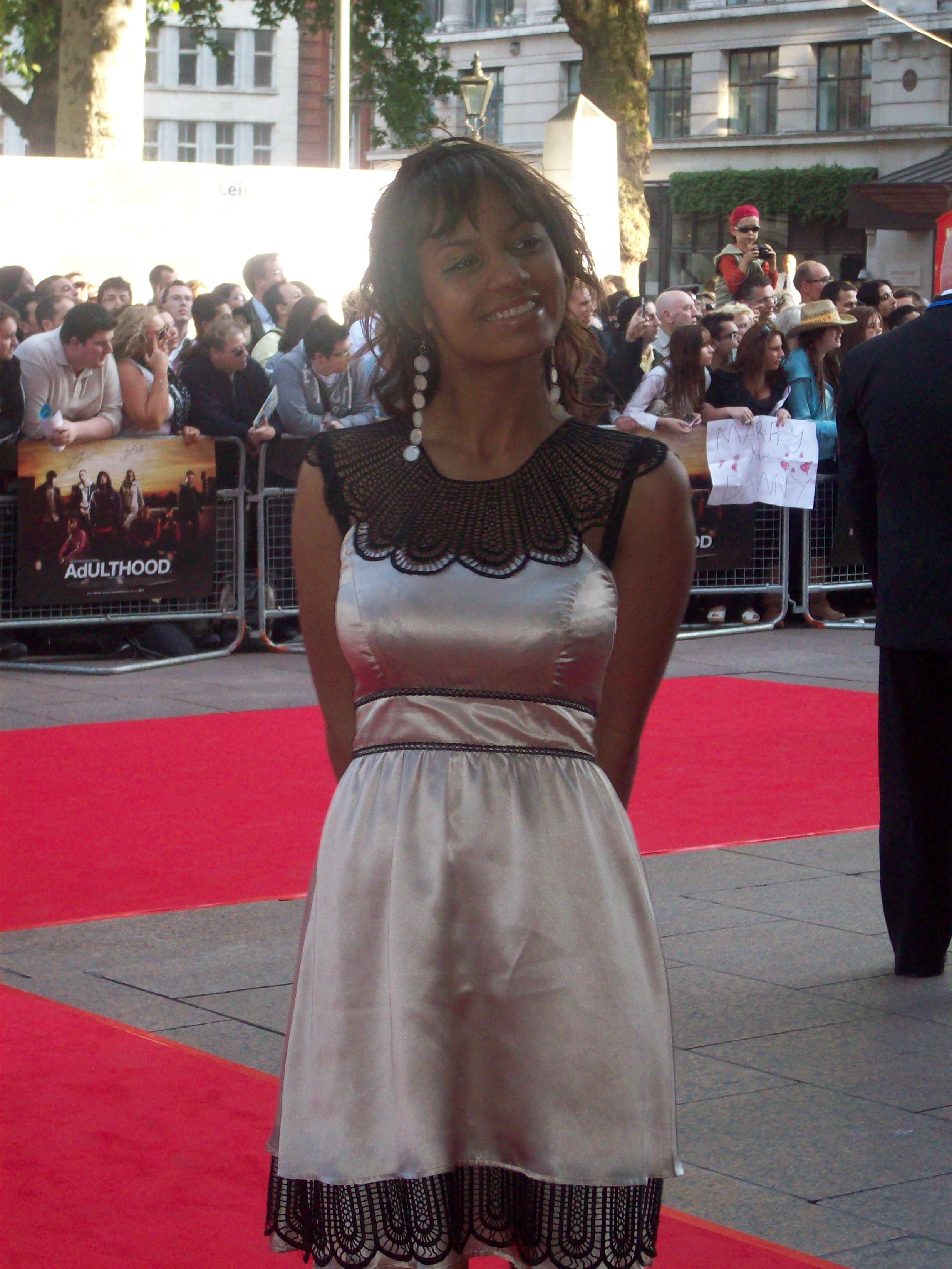 Red Madrell at The Adulthood Premier, Leicester square