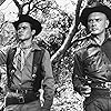 Charles Bronson, Yul Brynner, and Horst Buchholz in The Magnificent Seven (1960)