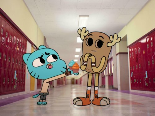 Teresa Gallagher and Logan Grove in The Amazing World of Gumball (2011)