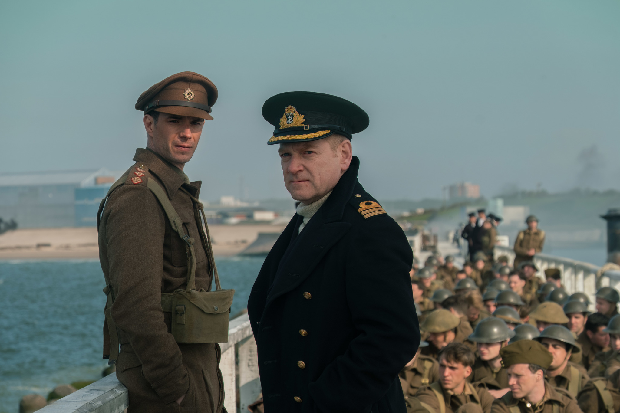 Kenneth Branagh and James D'Arcy in Dunkirk (2017)