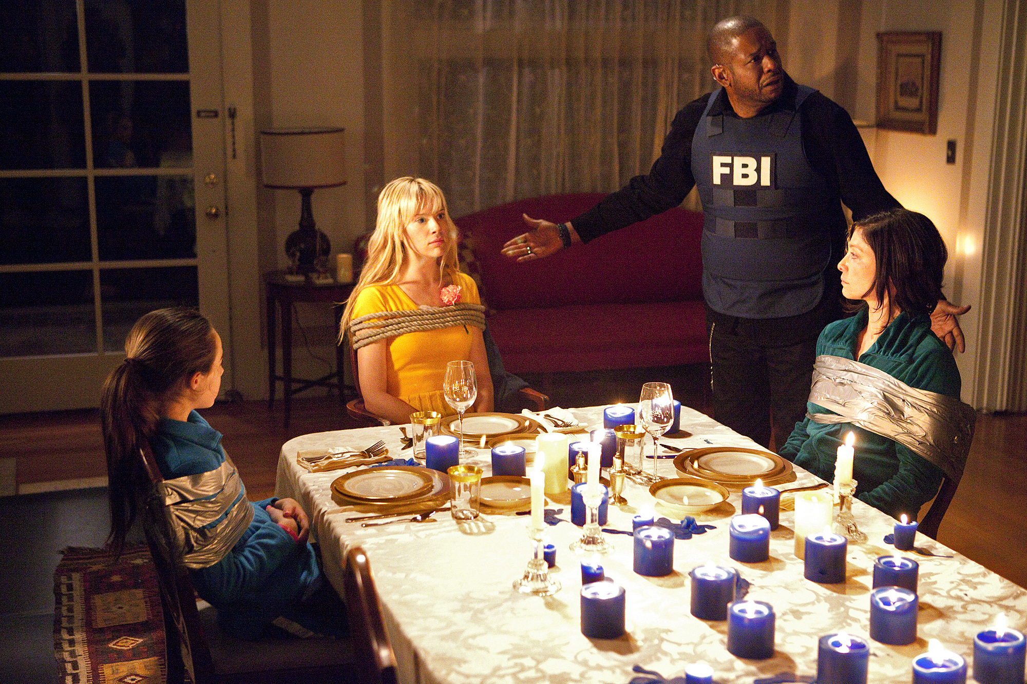 Forest Whitaker, Annie B. Compton, Jennifer Riker, and Ava Allan in Criminal Minds: Suspect Behavior (2011)