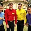 Murray Cook, Jeff Fatt, Anthony Field, and Greg Page in The Wiggles: Racing to the Rainbow (2006)