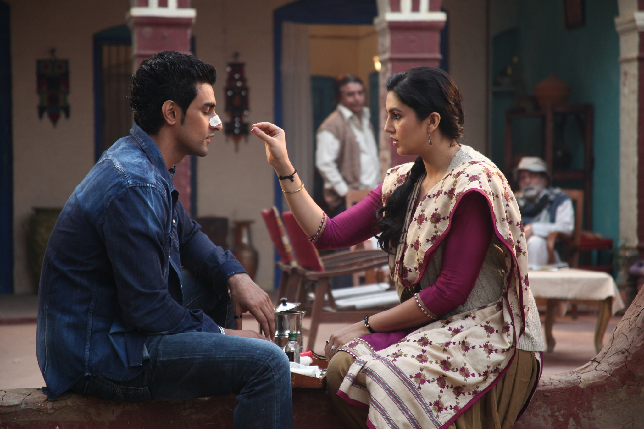 Kunal Kapoor and Huma Qureshi in Luv Shuv Tey Chicken Khurana (2012)