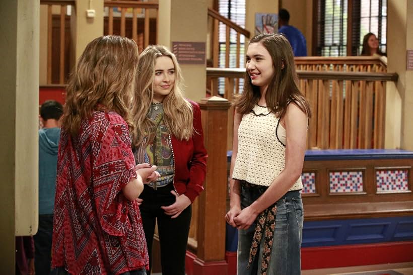 Danielle Fishel, Rowan Blanchard, and Sabrina Carpenter in Girl Meets World (2014)