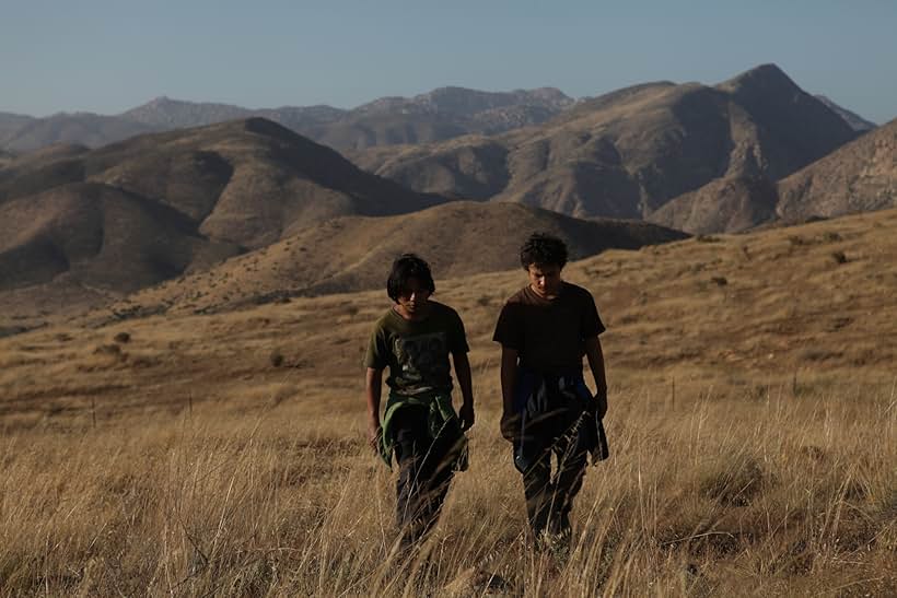 Rodolfo Domínguez and Brandon López in The Golden Dream (2013)