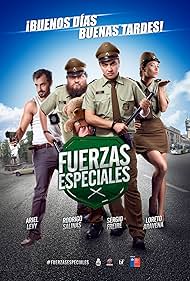 Rodrigo Salinas, Ariel Levy, Sergio Freire, and Loreto Aravena in Fuerzas Especiales (2014)