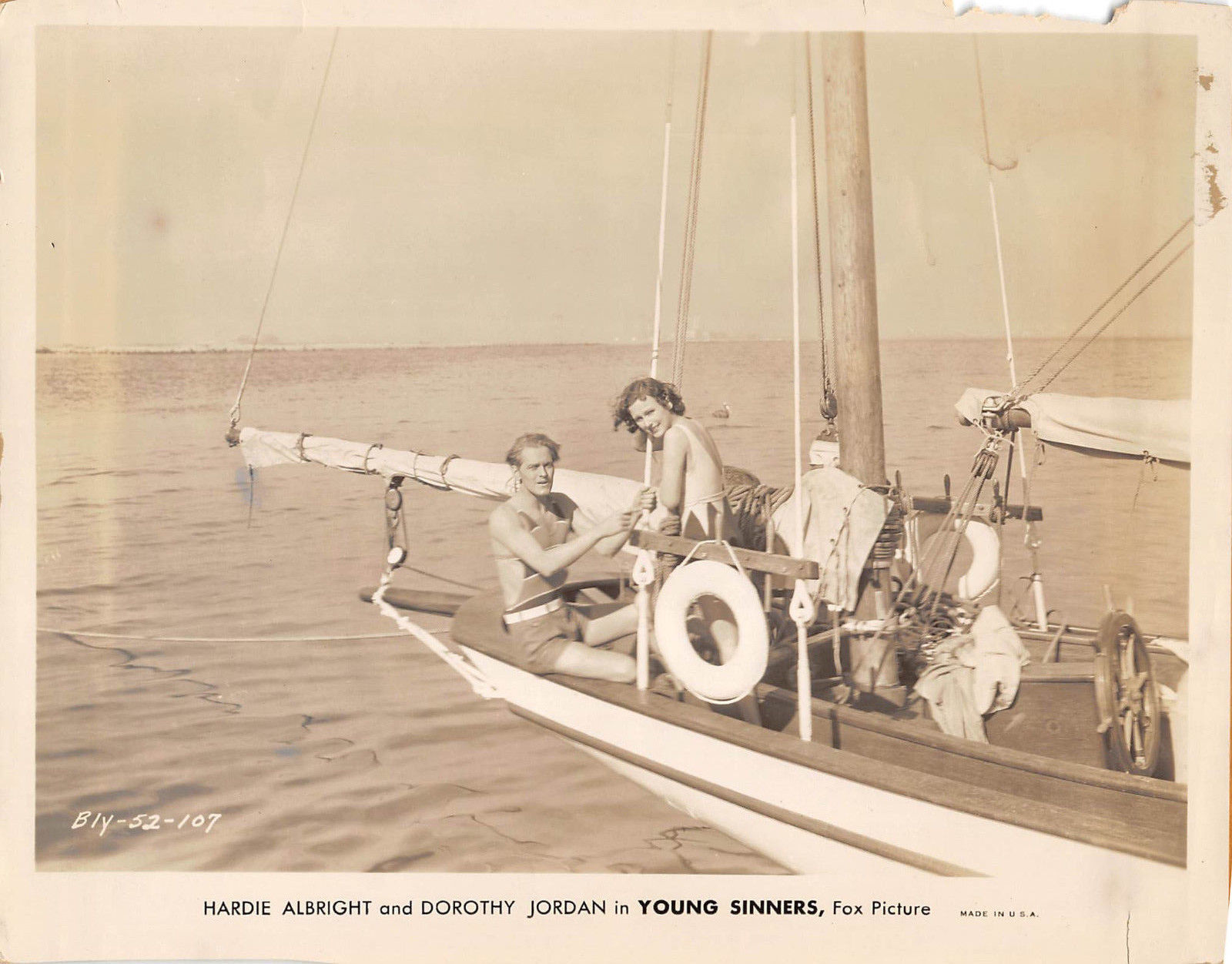 Hardie Albright and Dorothy Jordan in Young Sinners (1931)