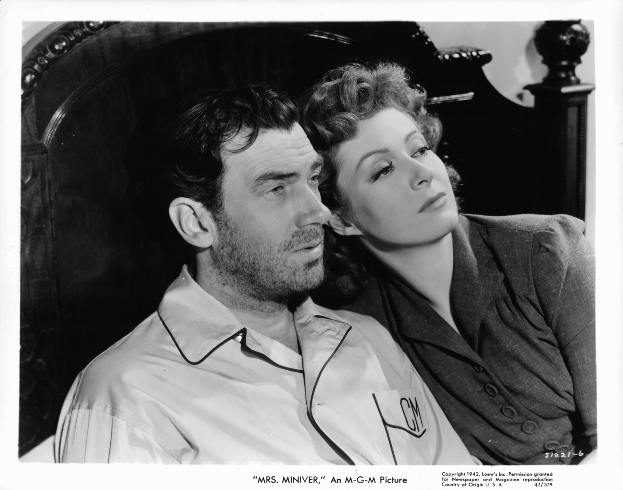 Greer Garson and Walter Pidgeon in Mrs. Miniver (1942)