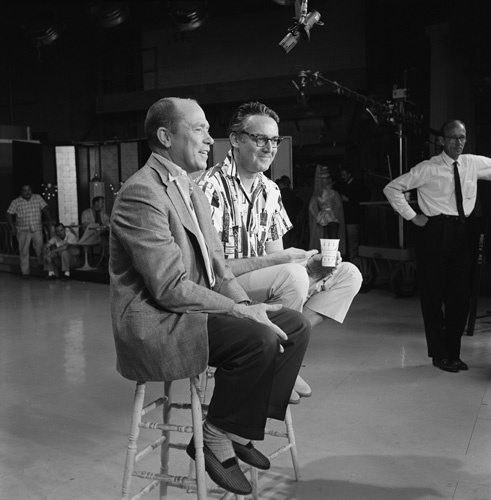 "The Steve Allen Plymouth Show" Johnny Mercer, Steve Allen circa 1960