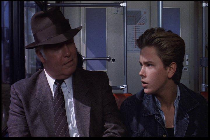 River Phoenix and Richard Bradford in Little Nikita (1988)