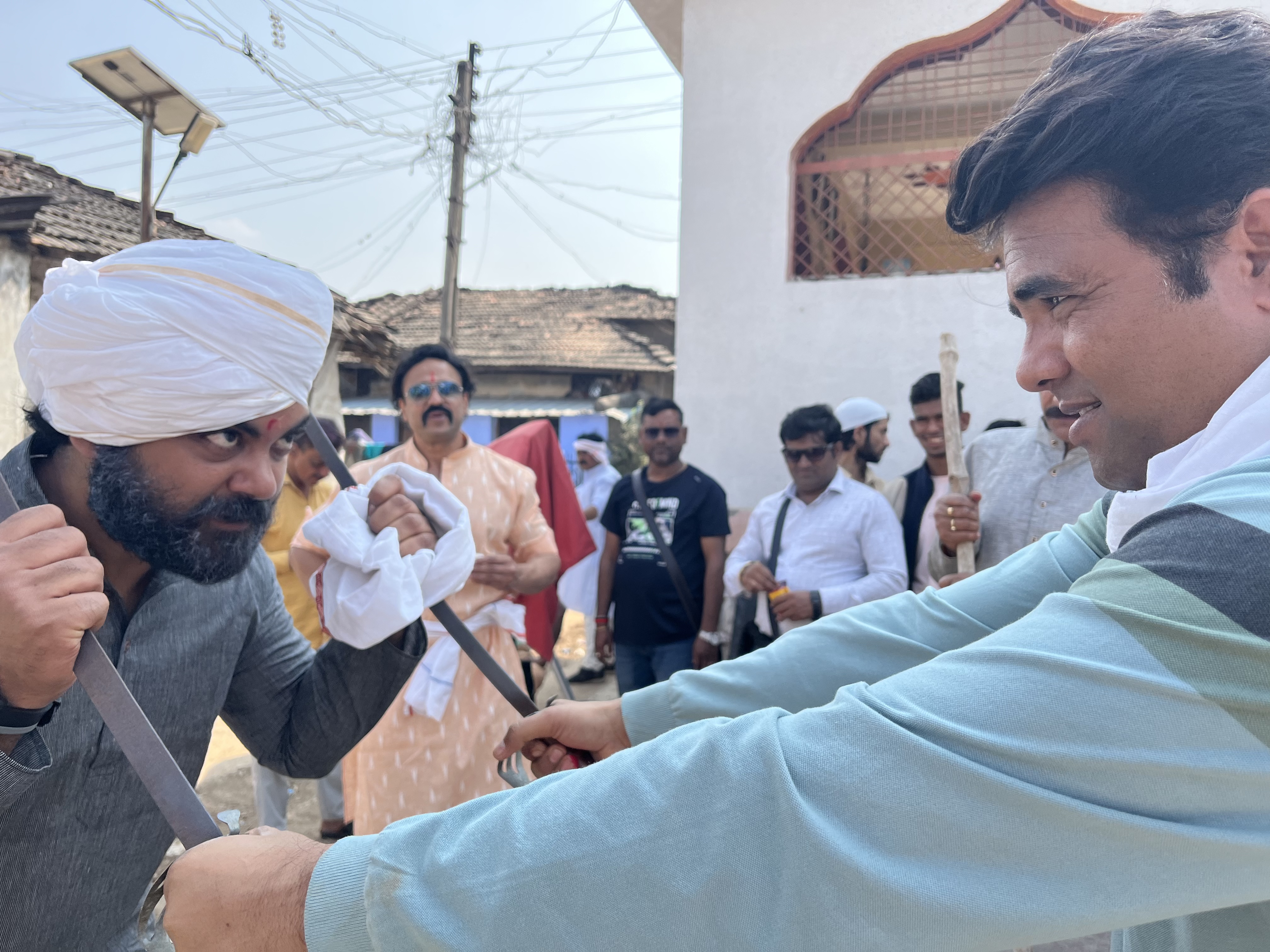 Sunny Mandavarra and Sagar Arora in Dr. Hedgewar (2024)