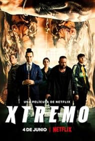 Sergio Peris-Mencheta, Óscar Jaenada, Óscar Casas, Andrea Duro, and Teo García in Xtreme (2021)