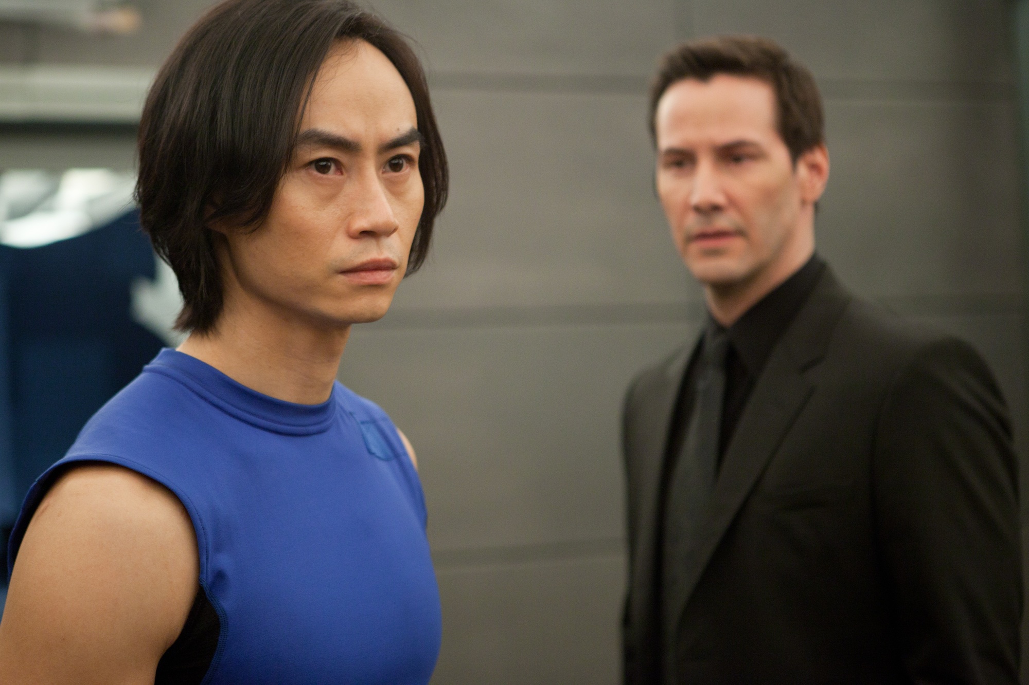 Keanu Reeves and Hu Chen in Man of Tai Chi (2013)