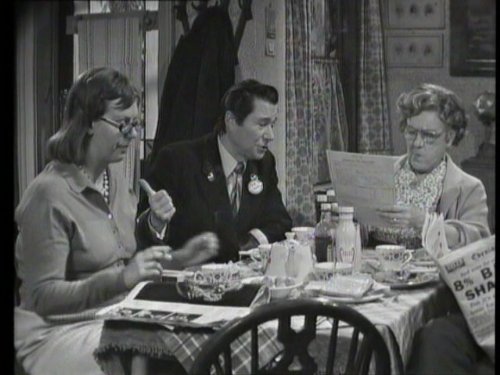 Cicely Courtneidge, Anna Karen, and Reg Varney in On the Buses (1969)