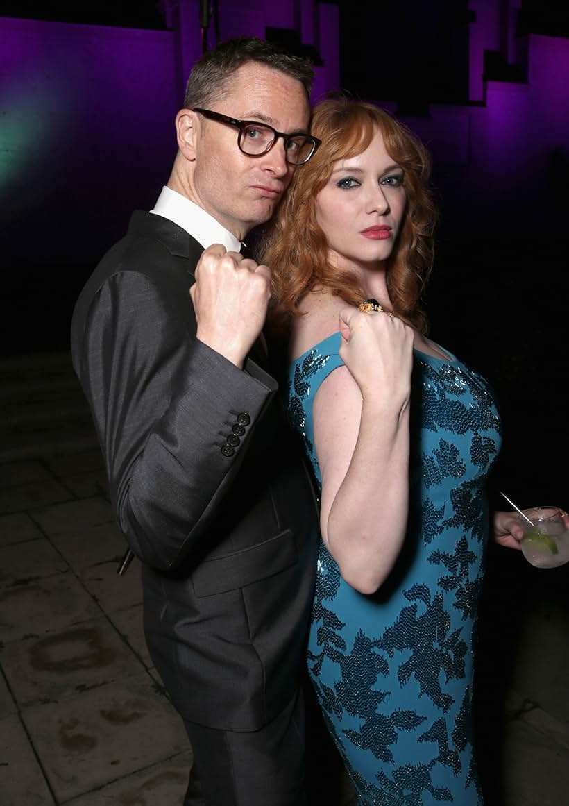 Christina Hendricks and Nicolas Winding Refn at an event for The Neon Demon (2016)