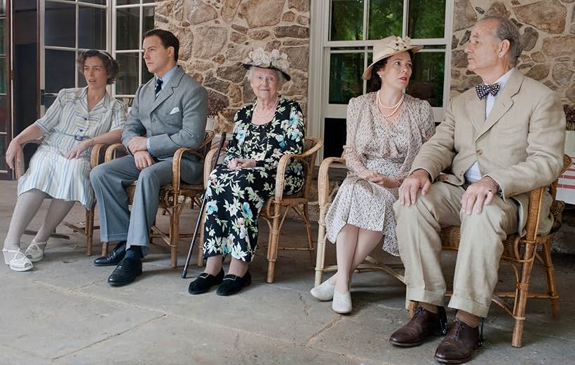 Bill Murray, Samuel West, Olivia Williams, Elizabeth Wilson, and Olivia Colman in Hyde Park on Hudson (2012)