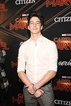 Milo Manheim at an event for Captain Marvel (2019)