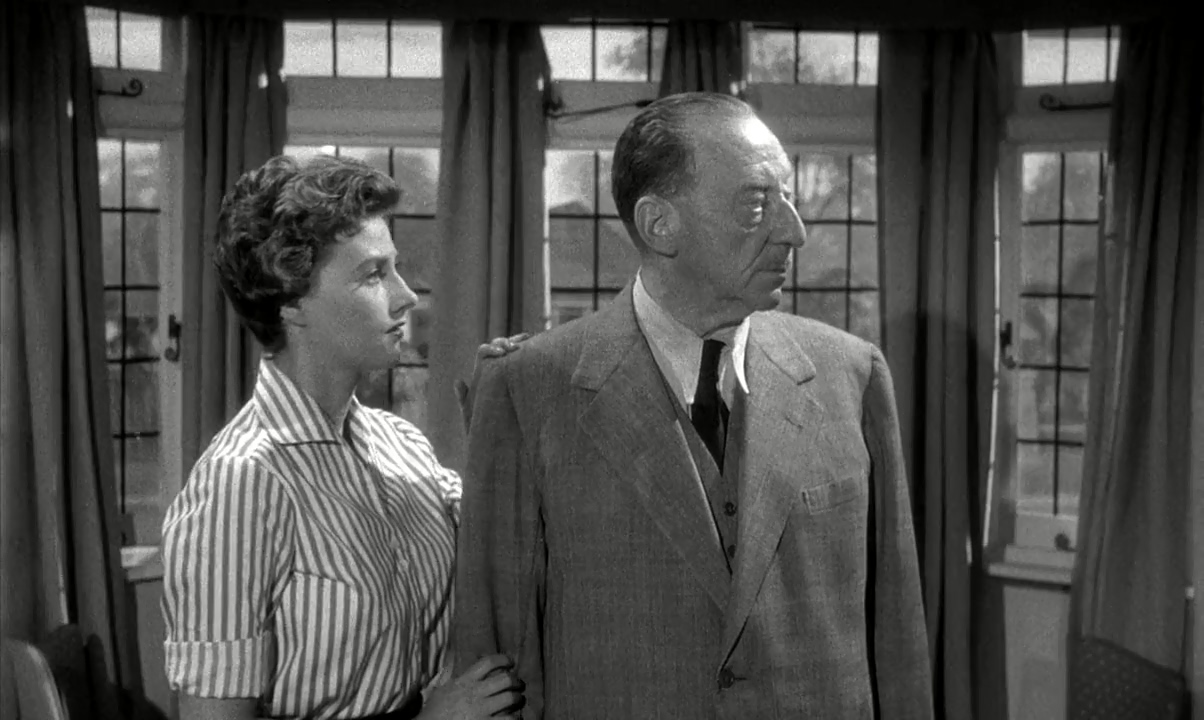 Joss Ambler and Rona Anderson in Spin a Dark Web (1956)