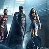 Ben Affleck, Gal Gadot, and Ezra Miller in Justice League (2017)