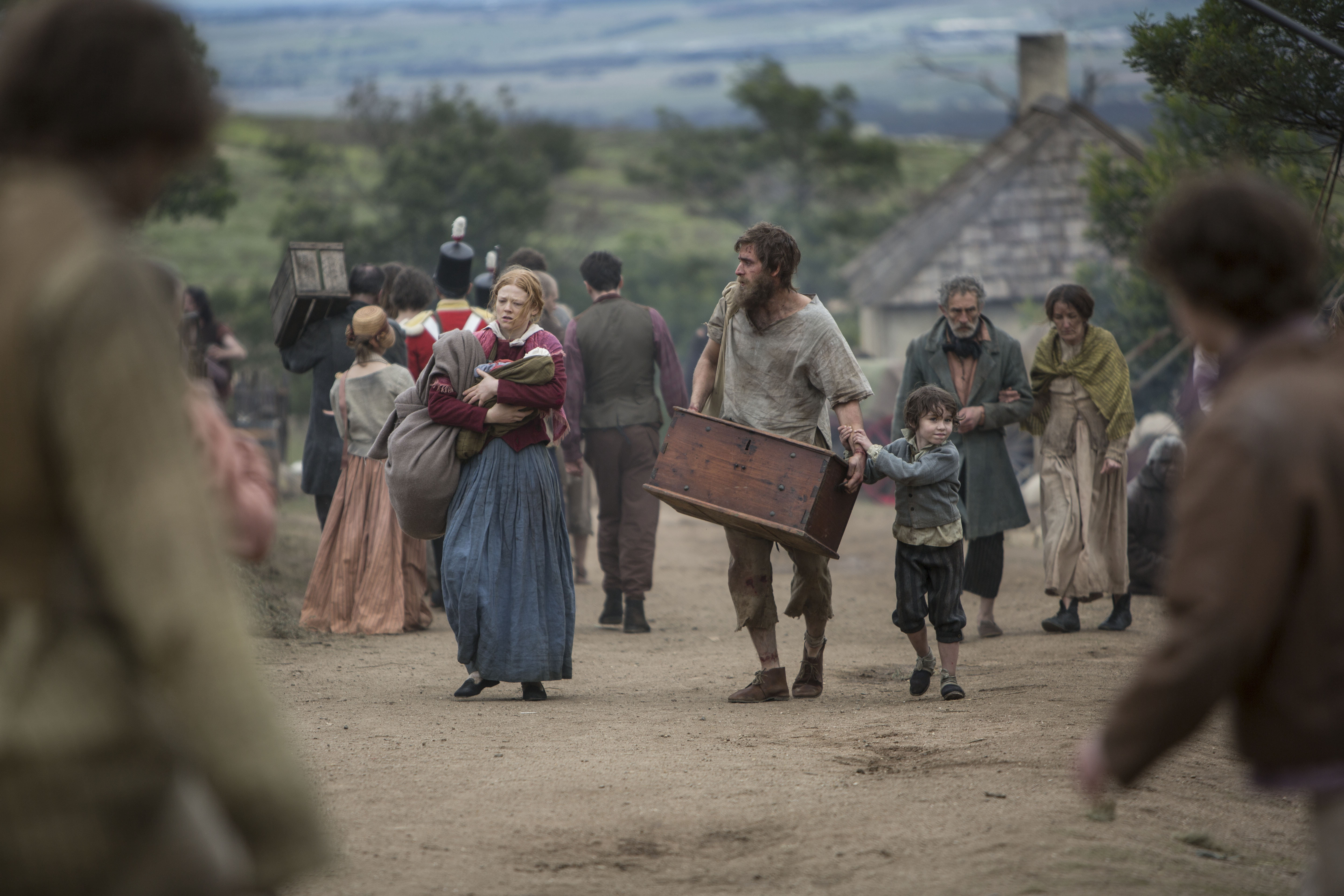 Oliver Jackson-Cohen and Sarah Snook in The Secret River (2015)