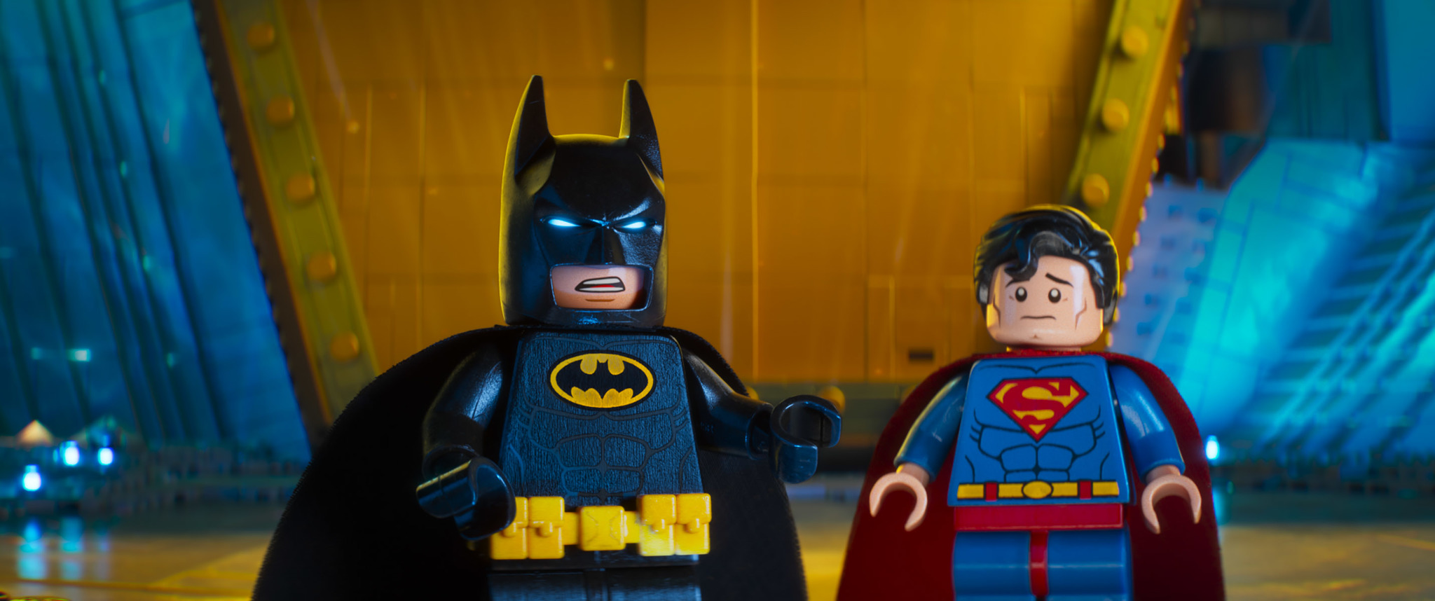 Will Arnett and Channing Tatum in The Lego Batman Movie (2017)