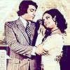 Padma Khanna and Ranjeet Bedi in Raampur Ka Lakshman (1972)