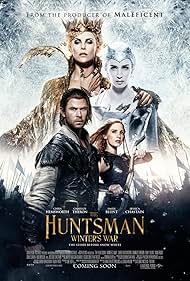 Charlize Theron, Chris Hemsworth, Emily Blunt, and Jessica Chastain in The Huntsman: Winter's War (2016)