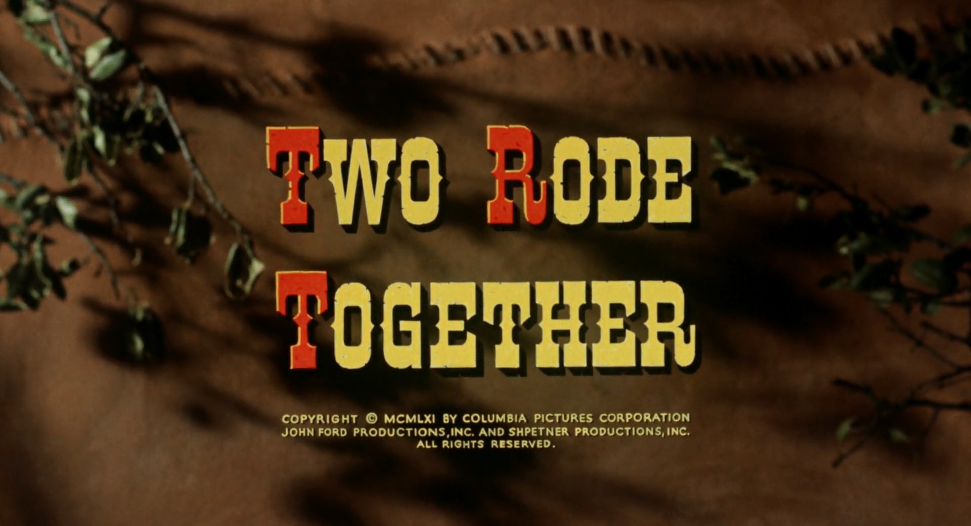 Two Rode Together (1961)