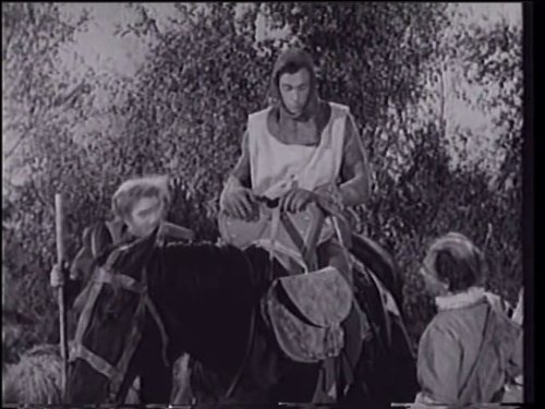 Archie Duncan, Victor Woolf, and William Greene in The Adventures of Robin Hood (1955)