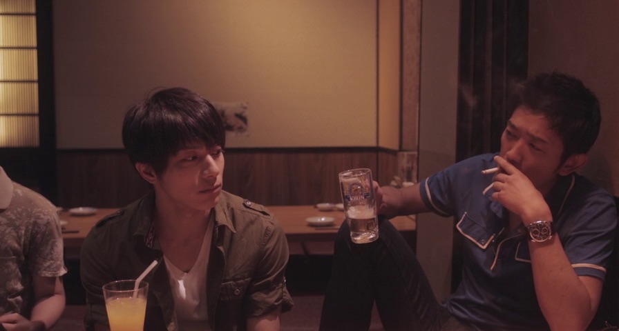 Masashi Taniguchi and Kôsuke Yonehara in No Touching at All (2014)