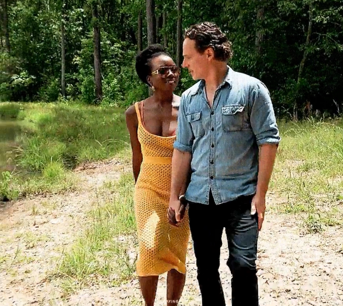 Andrew Lincoln and Danai Gurira in The Walking Dead: The Return (2024)