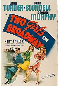 Joan Blondell, Lana Turner, and George Murphy in Two Girls on Broadway (1940)