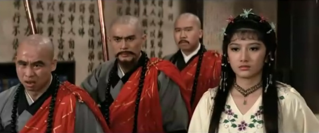 Yu-Po Liu and Elvis Tsui in Shaolin Intruders (1983)