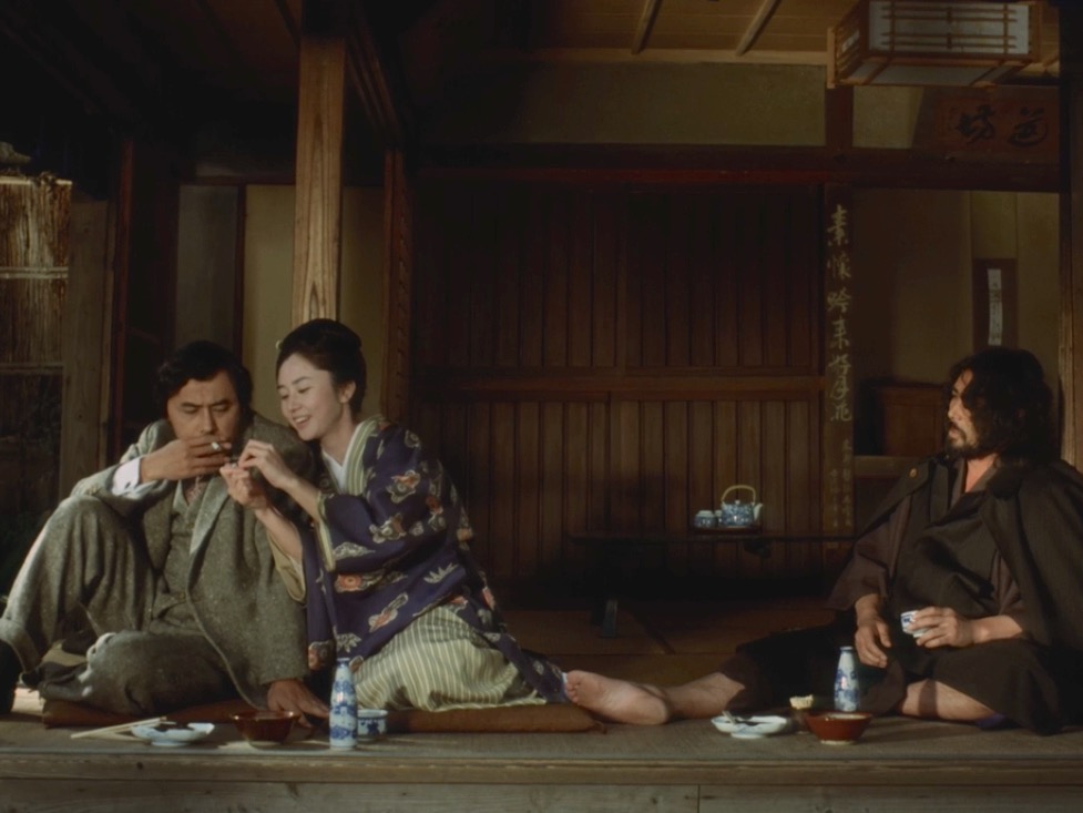 Yoshio Harada, Akaji Maro, and Naoko Ôtani in Zigeunerweisen (1980)