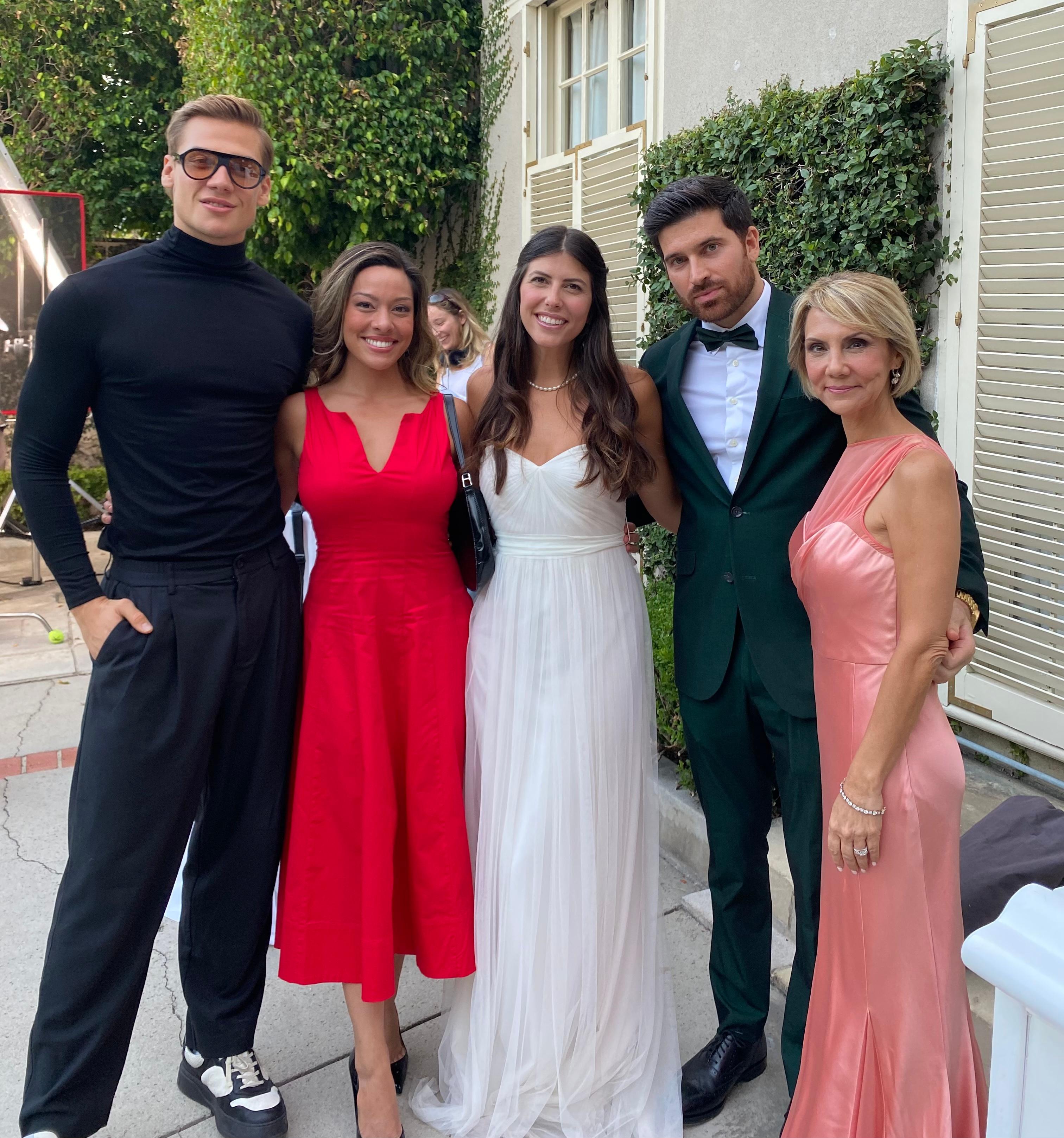 Sara Eklund, Fülöp Budavári, Nancy Harding, Tyler Scherer, and Sammie Ray in My Sister's Wedding (2024)