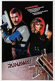 Tom Selleck and Cynthia Rhodes in Runaway (1984)