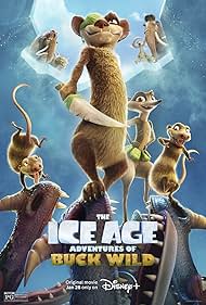 Dominique Jennings, Justina Machado, Simon Pegg, Sean Kenin, Skyler Stone, Aaron Harris, Vincent Tong, Utkarsh Ambudkar, and Jake Green in L'era glaciale - Le avventure di Buck (2022)