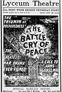 The Battle Cry of Peace (1915)