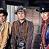 Gary Clarke, James Drury, and Doug McClure in The Virginian (1962)