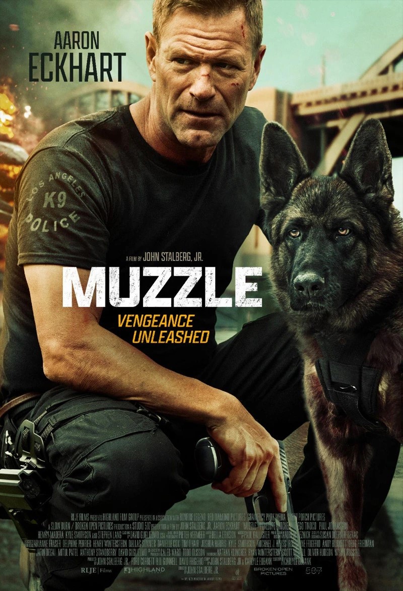 Aaron Eckhart in Muzzle (2023)